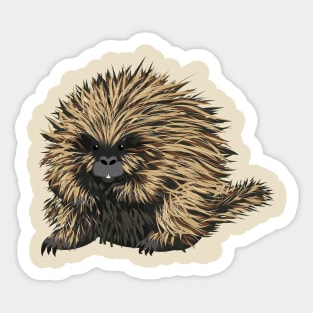 North American Porcupine Sticker